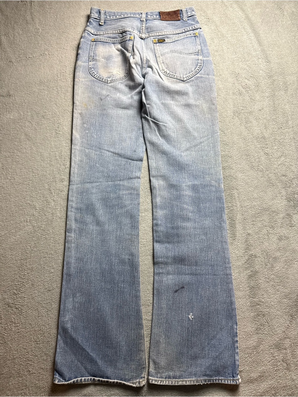 Vintage Lee Riders Flare Denim Jeans 1980s Lee Riders size 27x34
